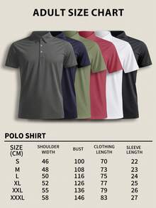 1 Piece Multi-Color Men's Breathable And Comfortable Mesh Sports Polo Shirts. Breathable, Lightweight, Comfortable. Suitable For Basketball, Casual Wear, Football, Tennis And Various Sports Activities Camisas Para Hombre Mens Clothes Camisetas De Hombre Gifts For Men Polo - 軍綠色 - 查看 5