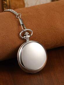 1pc Customized Engraved Pocket Watch - Double-Sided Groomsman Gift, Personalized Wedding Party Clock, Wedding Gift, Valentine's Day Gift, Halloween Gift, Christmas Gift - Multicolor - View 9