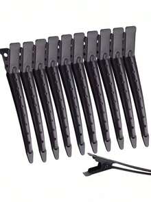 20pcs Multi-Style, Duck-Bill Clip, Bantoye Rust-Proof White K-Color Metal Crocodile Hair Curling Clip Hole, For Hair Styling, Dyeing, Silver, Styling (Men And Women Can Be Used), Claw Clips, Hair Claws, Clips For Hair, Hair Slide, Hair Barrettes