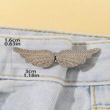 1 pereche/2 perechi/4 perechi de catarame modelatoare cu aripioare, cu cataramă detașabilă, fără cuie, fără cusut, pentru blugi - reductor detașabil pentru talie