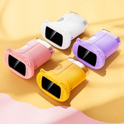 1000X Handheld Digital Microscope For Kids: Pocket Microscope With 2.4" IPS Screen - STEM Toys Birthday Gifts For Girls Boys - Portable Edu Science Kits Toddler Age 3-6 6-12