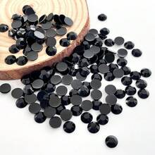Hạt pha lê nhựa 2mm-6mm, hình kim cương đáy phẳng, màu đen không qua xử lý nhiệt, thích hợp cho các dự án thủ công DIY, trang trí cốc, chai, đồ thủy tinh, quần áo, pha lê lấp lánh số lượng lớn, đồ trang trí thủ công. - màu đen - Xem 12