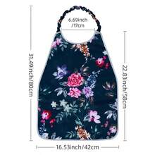 1pc Adult Bib - Elderly Meal Bib With Foldable Pocket Design, Prevent Falling Crumbs And Protect Clothing, Suitable For Dining, Elegant For Men & Women