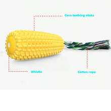 Corn Chew Stick Dog Toy, Squeaky Ball Dog Toy, Dog Training & Dental Care