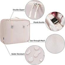 6/8/10 Set Packing Cubes For Travel Luggage Organizer - Cream - View 5