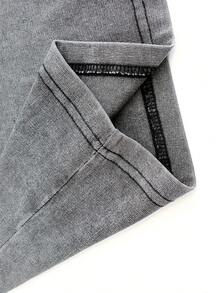 My Worship Is Loud Because My Wounds Were Deep Unisex Washed Christian Shirt, Christian Scripture T-Shirt, Vintage Retro Washed Shirt Double Sided Printed (230 Heavyweight Pure Cotton T-Shirt)  High Quality Christian T-Shirt, Christian Gifts, Men's And Women's Shirts, Comfortable, Fashion Christian Shirt, Street Style Pure Cotton Fall Shirt - Xám - Xem 4