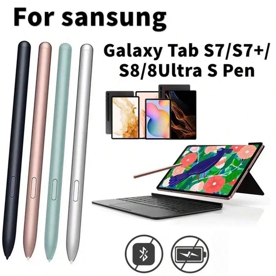 Stylus S Pen Suitable For Sam/Sung Galaxy Tab S6 S7 S7+ S7Plus S8 S8Plus S8+ Touch Screen S-Pen Stylus - For Samsung Galaxy Tab S8 S7 S6 Lite - View 1