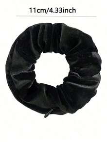 1pc Multi-Functional Hair Tie Storage Pouch - Portable Money Hider & Organizer, Non-Waterproof, Zippered Scrunchie Elastic Hair Tie With Secret Pocket For Keys, Cash, Headset, Accessory Storage - Fashionable Polyester Hair Band Accessory, Large Capacity Makeup Organizer Makeup Case, For Lipstick, Brush, Skincare, Mobile Phone, Coin, Small Items, For Home, Gift, Vacation And Festival Halloween Christmas Multifunctional Use Home Bathroom Decor Summer Back To School - Dây buộc tóc khóa kéo - Xem 5