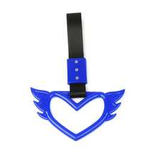 1 件 JDM 火车巴士手柄手带 Tsurikawa 戒指心形造型漂移吊饰带漂移汽车配件汽车吊带汽车内饰装饰