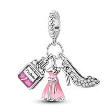 Smart Bear Pendant Charm, Ballet Shoe Charm Jewelry, Dreamcatcher Heart Design, Cute Accessory For Women & Girls