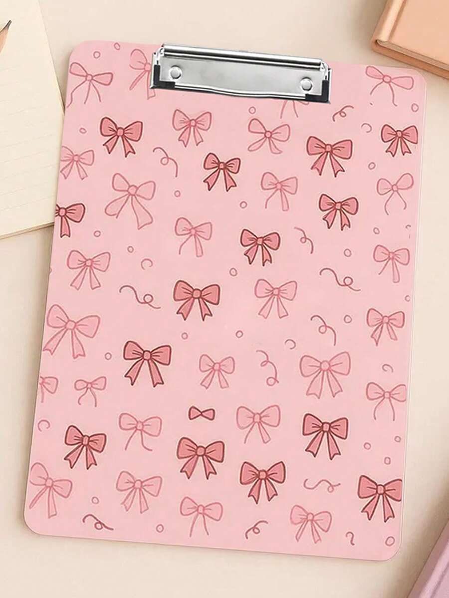 个性化教师礼物,蝴蝶结图案写字板,教师用写字板,粉色写字板,粉色蝴蝶结元素,蝴蝶结设计,教师办公礼物,可爱文具,送给女同事或作为返校用品,教师毕业礼物,返校季,学习用品,教师节礼物,返校礼物,送给老师的完美礼物,可爱悬挂式写字板,办公用品 - 彩色 - 查看 1