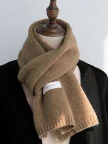 舒适针织加厚围巾 - 柔软、温暖、时尚、多功能的男士时尚配饰 - 送给朋友和家人的理想礼物选择