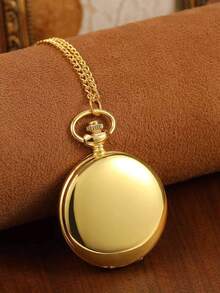 1pc Personalized Engraved Pocket Watch, Custom Name Pocket Watch, Wedding Gift, Groomsman Gift, Groom's Father Gift, Gift For Him, Dad's Gift, Wedding Gift, Valentine's Day Gift, Halloween Gift, Christmas Gift