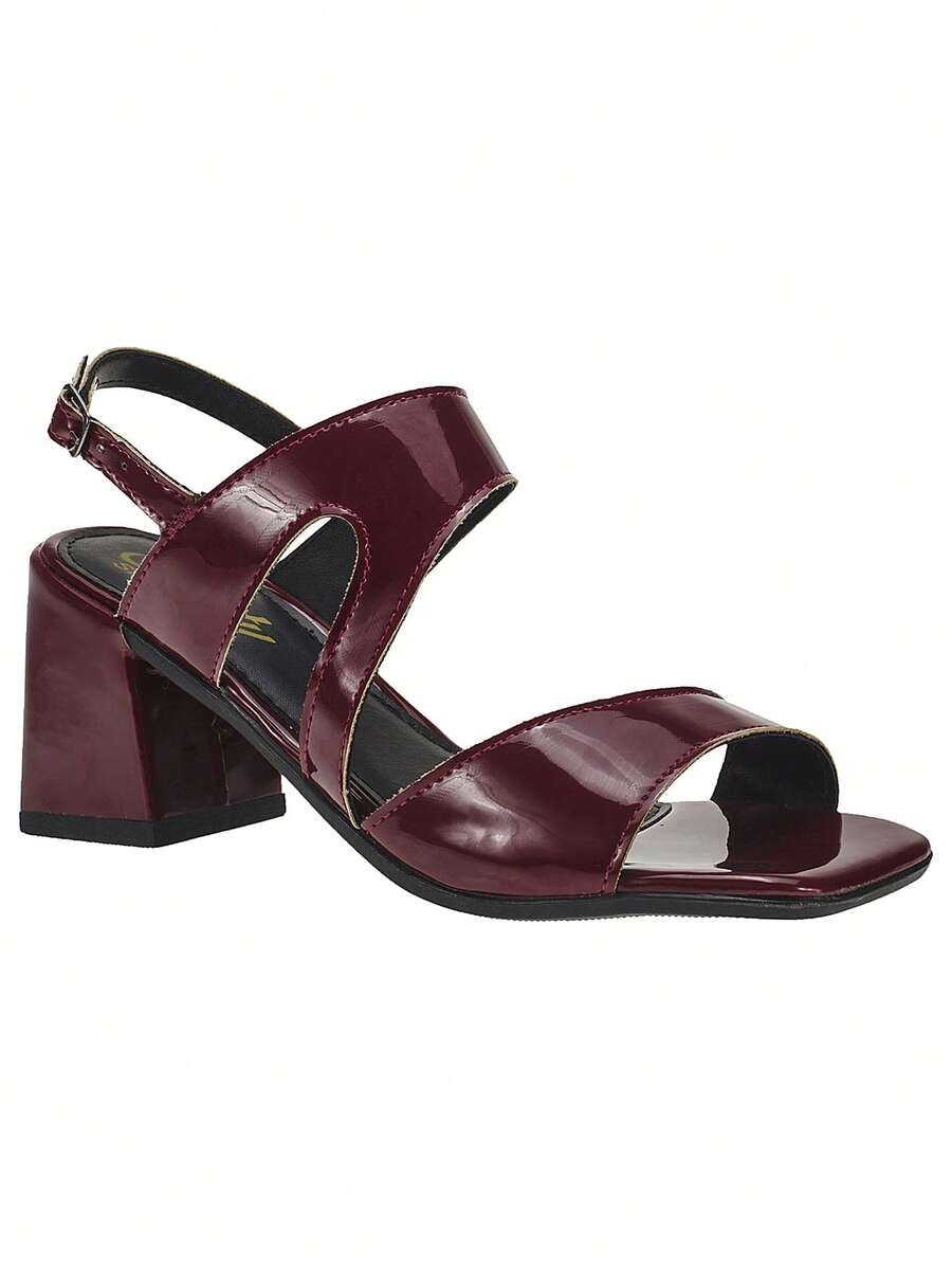 Bianca Naty Shoes Women's Formal Elegant Party Comfortable High Heel Thick Heel Spring Summer Sandal - Màu Tím - Xem 1