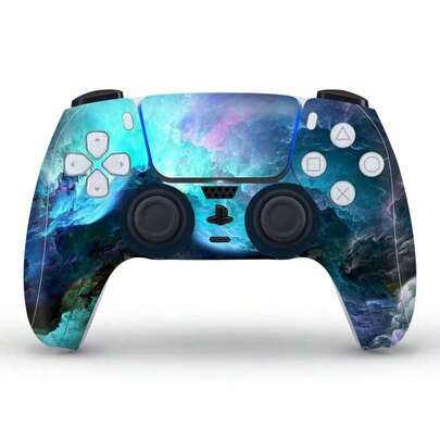 1pc P5 Controller Sticker, Scratch-Resistant, Decorative For Disc & Digital Edition Console Controller, Applicable To All P5 Gamepads (Game Console Not Included)