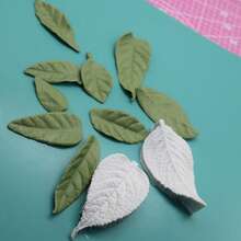 11PCS Polymer Clay Cutter Leaf Vein Impression Texture Emboss Silicone Mold DIY Clay Jewlery Tool Art Hobby Supplies