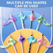 قبضة القلم هي منتج تعليمي خاص للمبتدئين لكتابة باليد، والتي يمكن أن تحسن مهارات الكتابة اليدوية وتكون مريحة وقابلة للتعديل