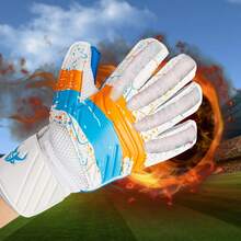 Soccer Goalie Goalkeeper Gloves – Pro-Level Super Superior Grip, Enhanced Finger Protection, Breathable & Durable Comfort For Training, Matches – Adult Sizes 6-10 - 白色 - 查看 8