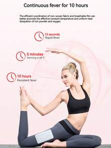 5pcs/10pcs/20pcs Self-Heating Warm Body Patch, Foot Warmer, Uterus Warmer, Long-Lasting Natural Odorless Air-Activated Hand Warmer, One-Time Use Waist & Abdomen Warmer, Suitable For Women, Waist Warmer (Random Packaging Of 2 Types) - Orange - View 5