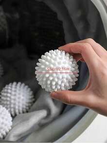 2/4/6pcs Reusable Laundry Balls, Dryer Balls, Laundry Accessories, Fabric Softener, Washing Machine Balls, Pet Hair Remover, Down Jacket Wrinkle Releaser, Clothing Wrinkle Remover, Essential Home Cleaning Tools