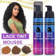 Foaming Lace Tint Mousse For Wigs Melting Tinted Mousse For Lace Grids Natural Finishing Color And Lightweight 3.4 Oz 100ml Light Brown