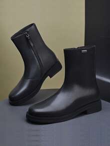 Botas altas para hombres - Duraderas, antideslizantes y cómodas, adecuadas para un estilo casual/urbano, excelentes para otoño, invierno y primavera