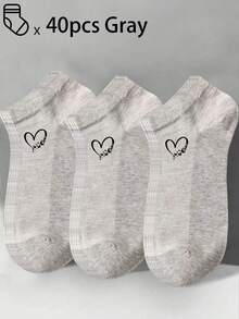 100pcs/80pcs/50pcs/30pcs/20pcs/10pcs/8pcs/4pcs Comfortable, Moisture-Wicking, Anti-Bacterial, Breathable Knit Lined Socks - Great Mother's Day Gift, Suitable For Men And Women, Long Socks, Sweat-Absorbing, Odor-Resistant, Elastic & Soft, Fashionable Solid Colors, Suitable For Spring, Summer, Autumn, Winter, Casual Wear, Daily Wear, And Yoga/Sports Activities