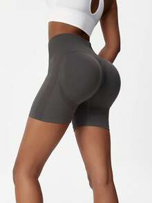 Grey Butt Lifting Shorts ,Summer Pants For Women,Shapewear Tummy Control Shorts , Yoga Leggings (3-Inch Inseam)