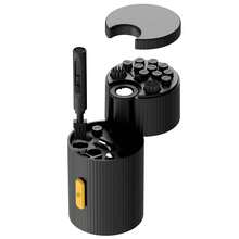 Kit Portátil de Limpeza e Manutenção Multidispositivo QM33 com Função de Suporte de Clipe, Material PVC - Inclui Ejetor de Cartão SIM, Removedor de Teclas de Teclado, Várias Escovas, Pano de Limpeza de Lente e Mais para Computadores, Telefones Celulares, Tablets, Câmeras - Multicolorido - Visão 10