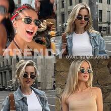 Gafas de Sol Retro, Lentes de Sol para Mujeres y Hombres Lentes Plegables UV Protection, Gafas Polarizadas Clásico Medio Marco para Conducir y Deportes al Aire Libre - 1 - Ver 7