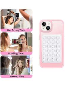 1 Stück Silikon Doppelseitige Saugnapf Handyhalterung, waschbar tragbare Multifunktions Handyhalterung für Handy, Doppelseitiger Saugnapf Halterung Rückseite des Handys Multifunktional Klebrig, rutschfest Freisprecheinrichtung, für Dusche Spiegel Auto Selfies und Videos, Android Handy, Geschenk für Geburtstag, Familie, Freunde Handyzubehör