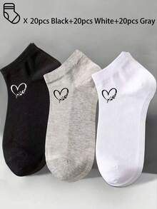 100pcs/80pcs/50pcs/30pcs/20pcs/10pcs/8pcs/4pcs Comfortable, Moisture-Wicking, Anti-Bacterial, Breathable Knit Lined Socks - Great Mother's Day Gift, Suitable For Men And Women, Long Socks, Sweat-Absorbing, Odor-Resistant, Elastic & Soft, Fashionable Solid Colors, Suitable For Spring, Summer, Autumn, Winter, Casual Wear, Daily Wear, And Yoga/Sports Activities
