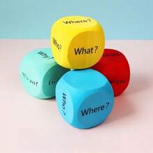 Spelling Dice, Roll Dice, Learning Dice, Question Dice, Suitable For Reading, Home, Party Games - Birthday Gift, Christmas Gift, Halloween Gift, Perfect Gift, Gift