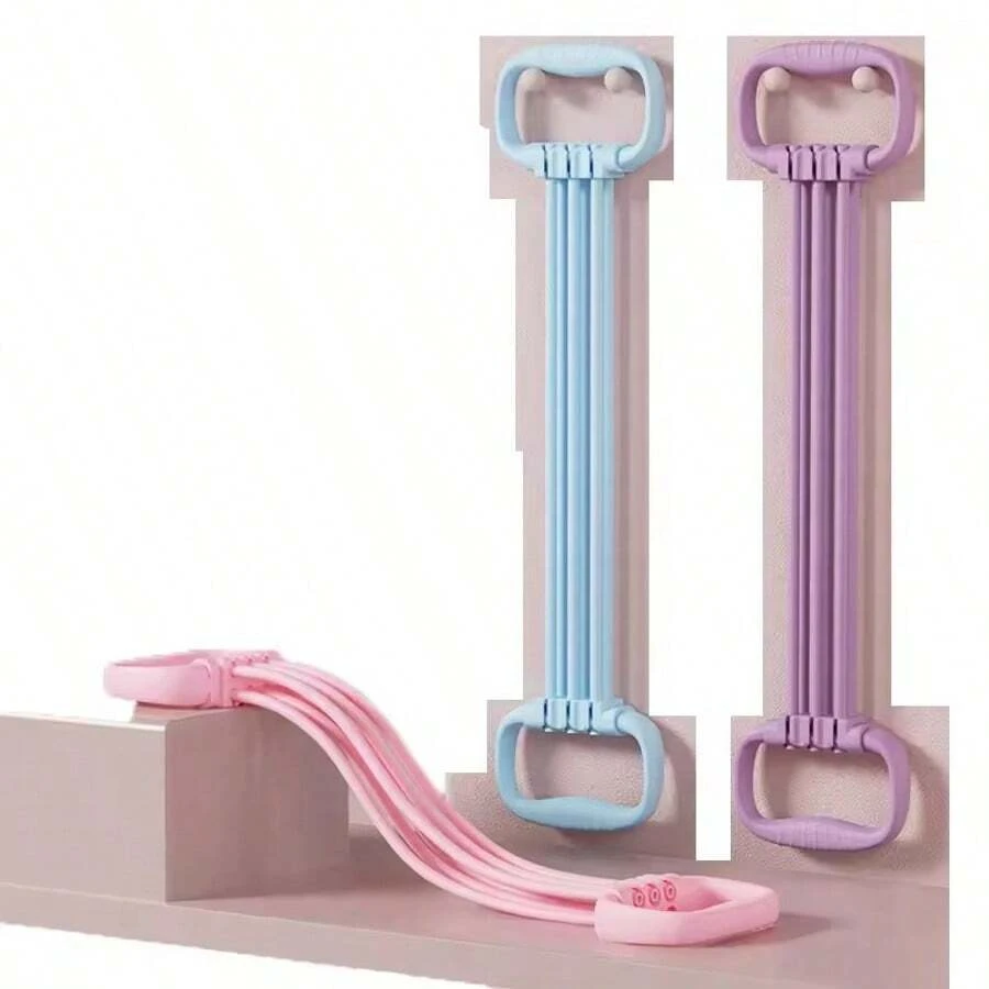 QZE 踏板拉力器瑜伽绳拉力绳伸展器多功能可调节便携式瑜伽带伸展器成人