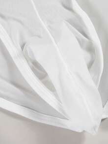 3pcs/Pack Men's Sexy Eye Print Breathable Comfortable Daily Pouch Thong Underwear