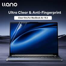 Llano Screen Protector Compatible With MacBook Pro M4 2023 Air 15 M3 A2941 13.6 M2 A2681 Pro 14 16 M3 Pro 2023 A2442 A2338 M1 A2337 Clear Film - Clear - View 12