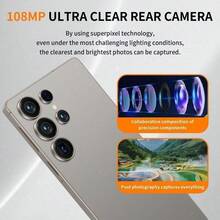 Unlocked S25 Ultra 5G Smartphone, 7.3 Inches, 3+64GB, Snapdragon 8 3, New Fast Android Phone, 2025 Generation, GSM, Blue - S25U-Bạc-4+64GB - Xem 9