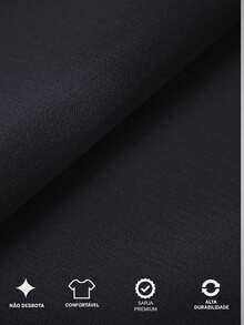 Kit 3 Shorts Mauricinho Men's Twill Denim Bermuda Shorts Colorful Premium Quality - Black - View 3