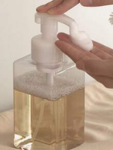 1个可重复灌装的透明真空瓶，适用于沐浴露、洗衣液、洗发水、润肤露、洗手液等。 - 無色 - 查看 1