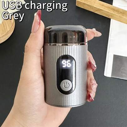 OBOVAY 300mAh 便携式电动剃须刀，带 LED 电量显示，易于清洁，USB 充电，IP66 防水防尘——完美的圣诞节和情人节礼物