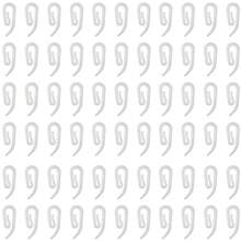 50/100/200 个塑料窗帘钩，窗帘钩，优质重型窗帘钩，适用于窗户、门和浴帘（白色） - 彩色 - 查看 12