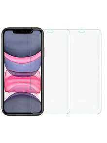 适用于的2片装高清透明防碎防刮钢化玻璃屏幕保护膜，电镀高清防静电9H保护膜，防爆防指纹防油，防爆防指纹防油原装机膜，高铝玻璃防爆防摔光滑无边框超薄保护膜，兼容手机壳，超薄高清显示，加固包装设计 - 手机配件 - 白色 - 查看 35