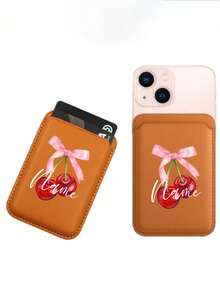 1 Stück personalisierter Foto-Magnetkartenhalter, multifunktionaler Autotelefon-Halter mit Kartenfächern, personalisierte tragbare Kartentasche, Handy-Kartenetui, für Bank-, Kredit- und Zahlungskarten, geeignet für den täglichen Gebrauch, kann als Geburtstags- oder Feiertagsgeschenk für Familie und Freunde verwendet werden