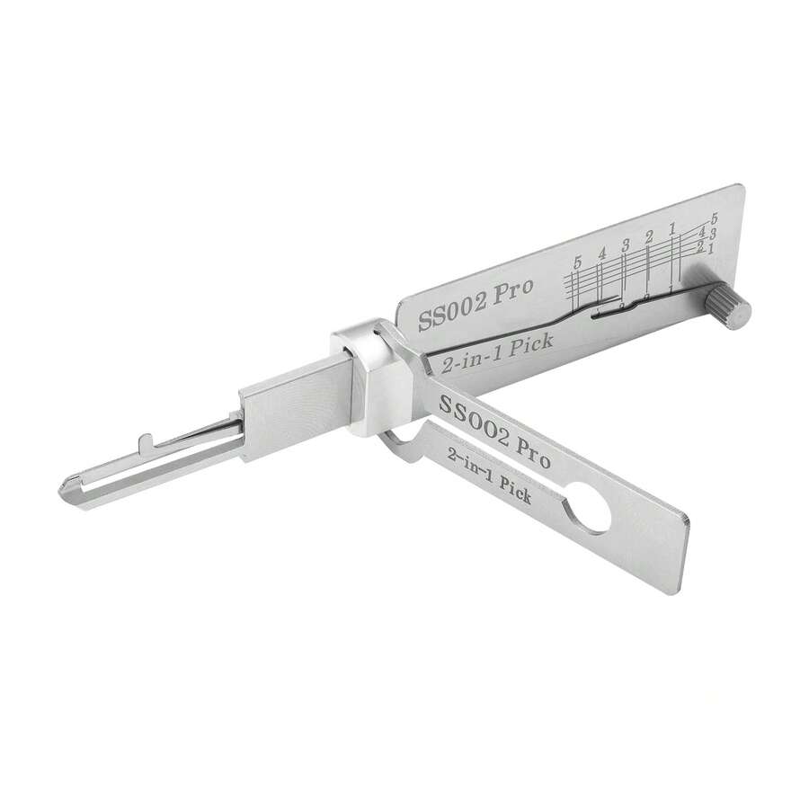 SS002PRO Lock Pick Set, Home Key Opener Tools, For Unlocking Locked Doors, Essential Locksmith Supplies - Silver - View 1