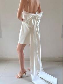 Phụ kiện nơ satin trang trí cho mùa tựu trường, phù hợp để mặc hàng ngày, dự tiệc, cosplay, có thể phối theo nhiều cách. Phụ kiện ngày Valentine. - Nhiều màu - Xem 9