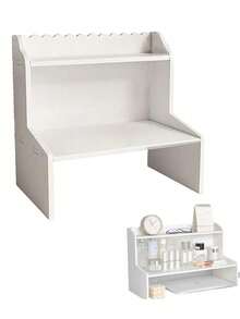 Organizador Escritorio Multiusos de Alta Capacidad para Escritorio, Portalápices para Oficina, Escuela y Hogar. - Blanco - Ver 3