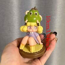 KEYCEO Xia Duo Duo Duck Pear Series, Play Office Boy Play Tabletop Ornament Girl Gift Gift Box Birthday Gift Play Ornament Cute Wind Q Version 1 Random Distribution, Halloween Decorations Ornament Small Gift Suitable For Christmas, Thanksgiving, Halloween, Birthday Gift, Perfect Choice For Family And Friends,