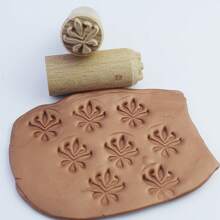 2cm Square Clay Texture Stamp Block Pottery Ceramic Embossing Stamping Seal For Polymer Clay Impression Art Hobby Tool
