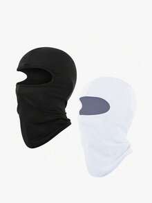 1 件/2 件拉法帽面罩，夏季清凉围脖，防紫外线摩托车滑雪围巾，男女通用 - A - 查看 13