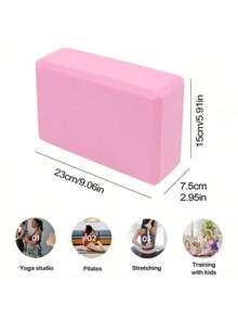 2pcs Soft Non-Slip Surface Slanted Edge Yoga, Pilates, Meditation Foam Yoga Blocks Set - Stable, Balanced, Deepened Stretching Yoga Accessories For Workouts, Pilates, Stretching, Gym Accessories